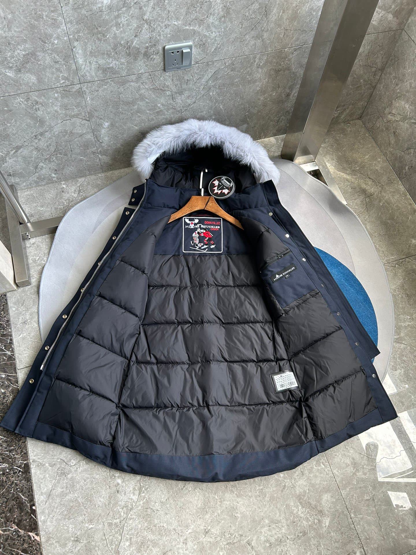 Moose Knuckles Hooded Long Down Parka Moose Knuckles Hooded Long Down Parka
